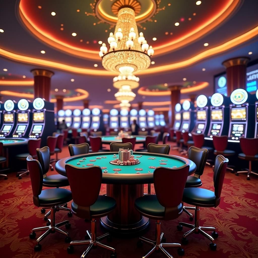 Hình ảnh màn hình chơi slot và casino tại 789clun
